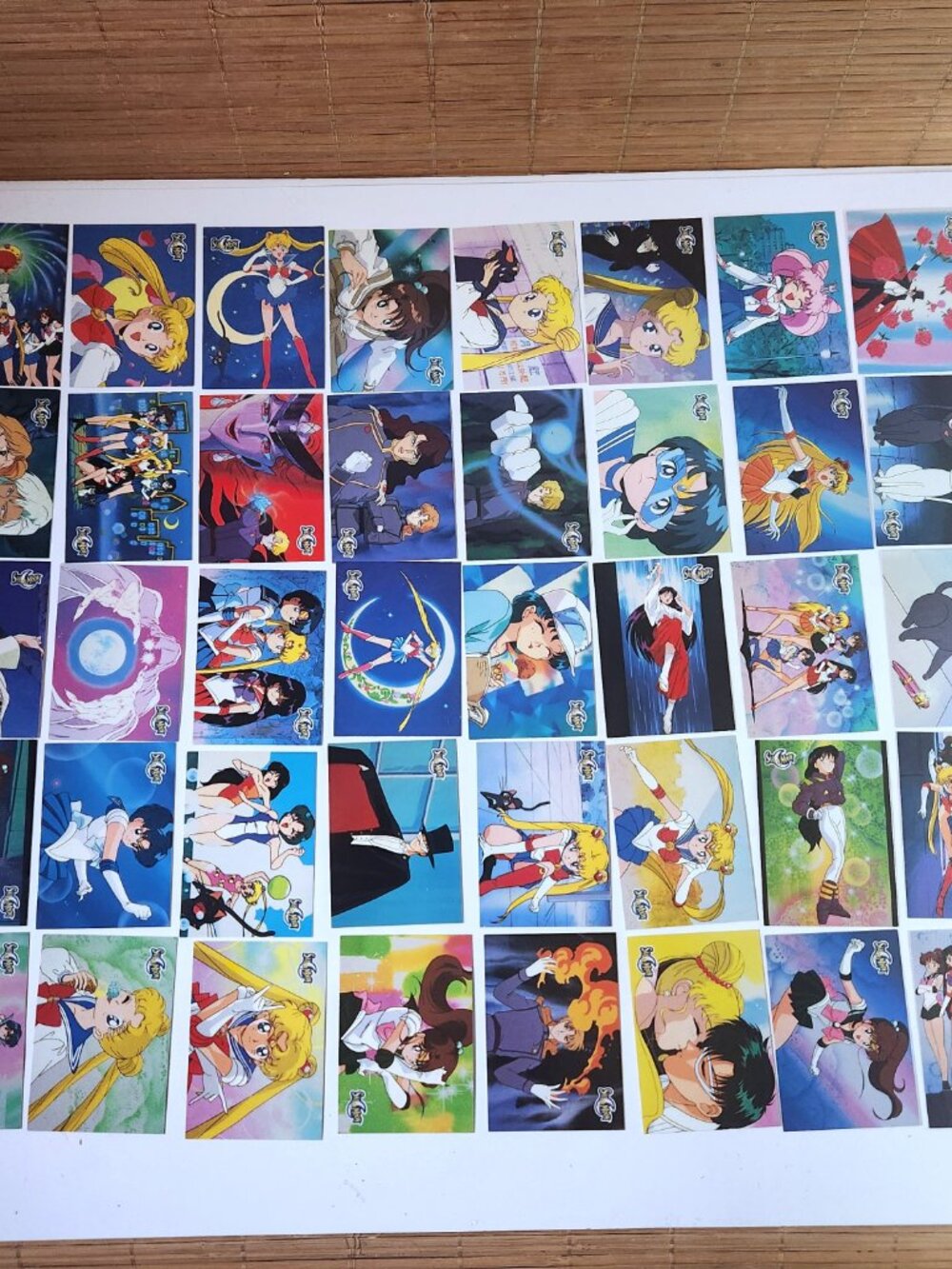 1997 Sailor Moon Dart Flipcards 40 Card Near Complete Base Starter Set Lot NoDup
